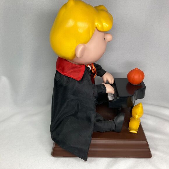 Halloween Peanuts Shroeder Playing Piano Linus & Lucy Gemmy, Orig Box - Picture 6 of 8